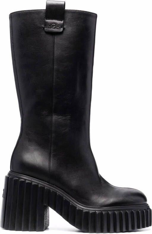 AGL Tiggy knee-length boots Black