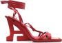 Ahluwalia 'A' 110mm wedge sandals Red - Thumbnail 1