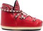Alanui x Moon Boot bandana-print snow boots Red - Thumbnail 1