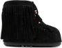 Alanui x Moon boot Icon Low fringed snow boots Black - Thumbnail 1