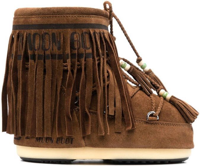 Alanui x Moonboot Kids Icon Low Moon boots Brown