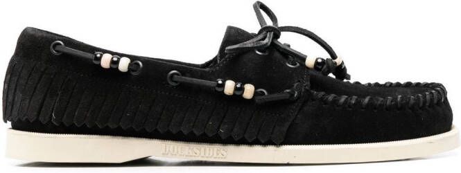 Alanui x Sebago Dockside boat shoes Black
