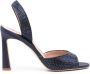 Alberta Ferretti 95mm crystal-embellished sandals Blue - Thumbnail 1