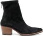 Alberto Fasciani 60mm suede leather boots Black - Thumbnail 1