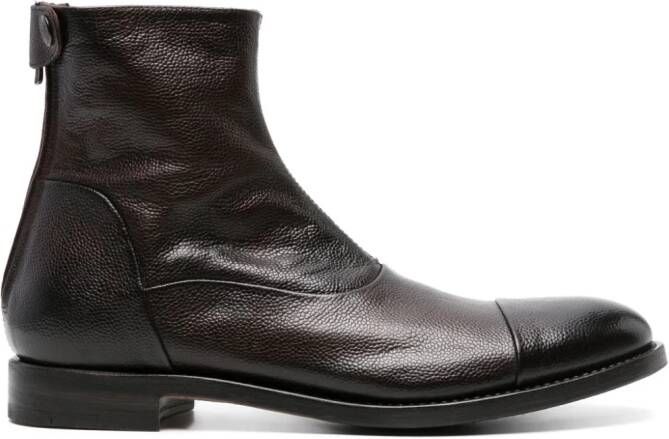 Alberto Fasciani Abel leather ankle boots Brown