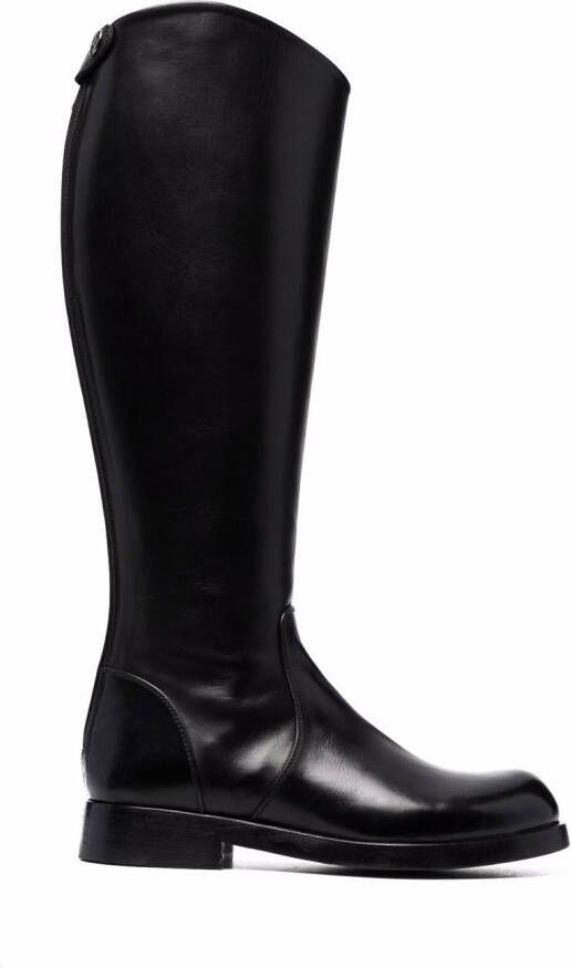 Alberto Fasciani Camil leather boots Black