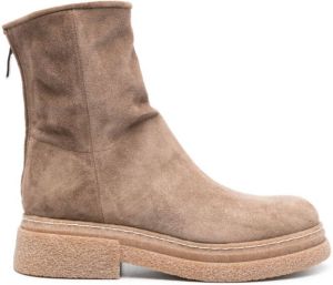 Alberto Fasciani Gill 45mm suede ankle boots Neutrals