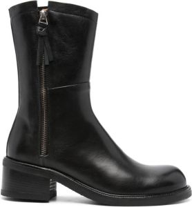 Alberto Fasciani Gill 50mm leather ankle boots Black
