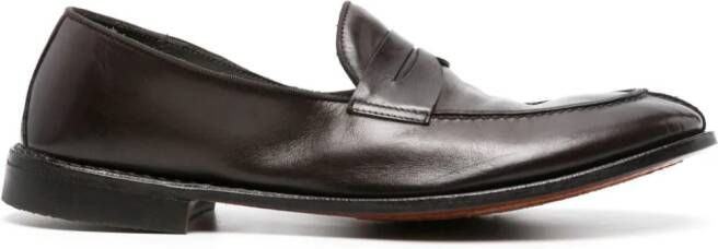 Alberto Fasciani Homer leather loafers Brown
