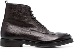 Alberto Fasciani lace-up leather boots Brown