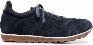 Alberto Fasciani panelled lace-up sneakers Blue