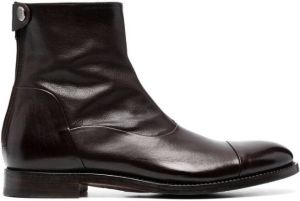Alberto Fasciani rear zip-fastening ankle boots Brown