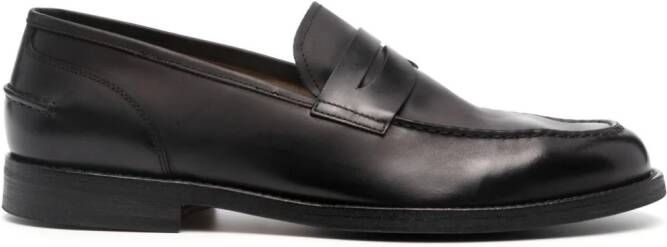 Alberto Fasciani Zen leather loafers Black