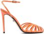 Alevì 120mm caged stiletto sandals Orange - Thumbnail 1