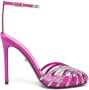 Alevì 120mm embellished caged sandals Pink - Thumbnail 1