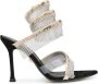 Alevì Bright-s 95mm crystal-embellished sandals Black - Thumbnail 1