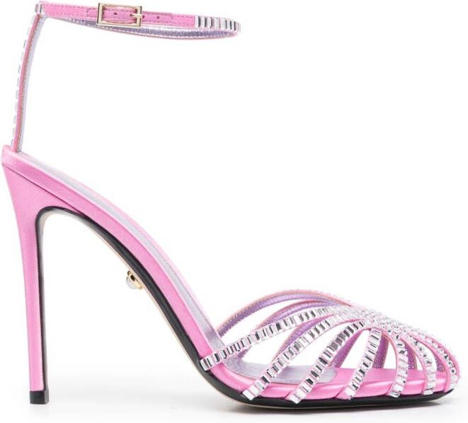 Alevì caged-toe sandals Pink