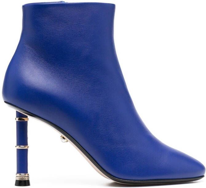 Alevì Diana 90mm heeled boots Blue