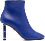 Alevì Diana 90mm heeled boots Blue - Thumbnail 1