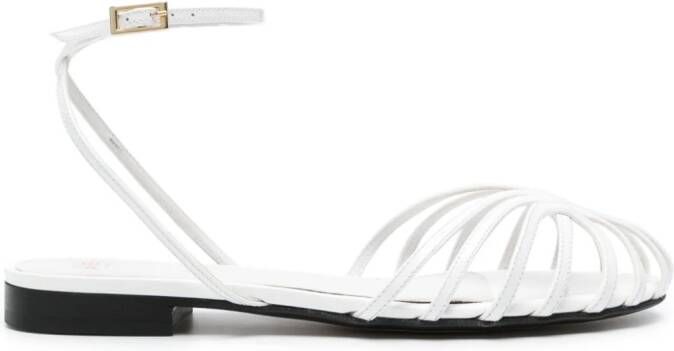 Alevì Elena patent-leather sandals White