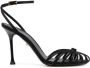 Alevì Kida 105mm leather sandals Black - Thumbnail 1