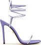 Alevì KIky 110mm satin sandals Purple - Thumbnail 1
