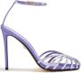 Alevì Penelope 110mm satin sandals Purple - Thumbnail 1