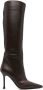 Alevì pointed-toe 100mm knee-boots Brown - Thumbnail 1