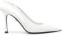 Alevì pointed-toe leather pumps White - Thumbnail 1