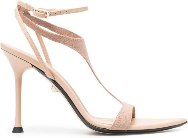 Alevì strappy leather sandals Neutrals