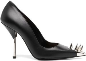 Alexander McQueen 110 mm spike-embellished heeled pumps Black