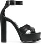 Alexander McQueen 140mm open-toe heeled pumps Black - Thumbnail 1