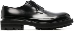 Alexander McQueen 50mm chunky lace-up leather shoes Black
