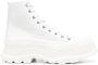 Alexander McQueen ankle lace-up fastening boots White - Thumbnail 1