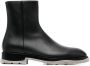 Alexander McQueen ankle-length leather boots Black - Thumbnail 1