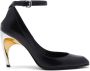 Alexander McQueen Armadillo 95mm ankle-strap pumps Black - Thumbnail 1