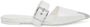 Alexander McQueen buckled leather mules White - Thumbnail 1