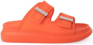 Alexander McQueen buckle-fastened sandals Orange