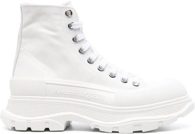 Alexander McQueen chunky high-top sneakers White