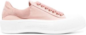 Alexander McQueen chunky lace-up sneakers Pink