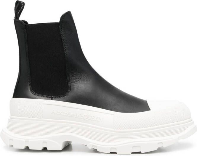 Alexander McQueen chunky-platform sole boots Black