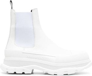 Alexander McQueen chunky sole Chelsea boots White