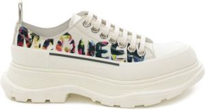 Alexander McQueen chunky sole lace-up shoes White