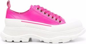 Alexander McQueen chunky-sole lace-up sneakers Pink