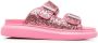 Alexander McQueen chunky-soled glitter sandals Pink - Thumbnail 1
