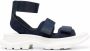 Alexander McQueen chunky touch-strap sandals Blue - Thumbnail 1