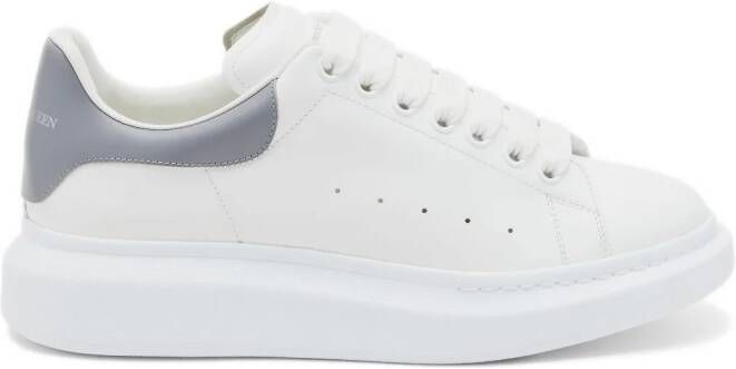 Alexander McQueen colour-block panelled leather sneakers White