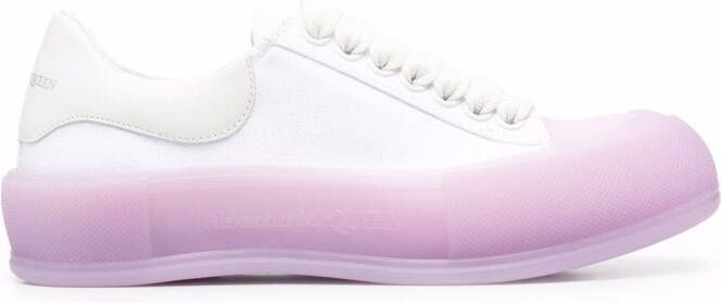 Alexander McQueen contrasting-sole sneakers White