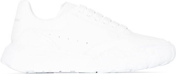 Alexander McQueen Court leather low-top sneakers White