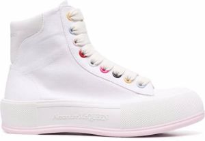Alexander McQueen Deck high-top sneakers White